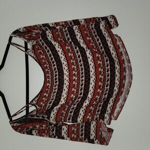 Off the shoulder elephant festival top